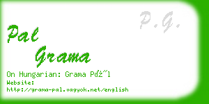pal grama business card